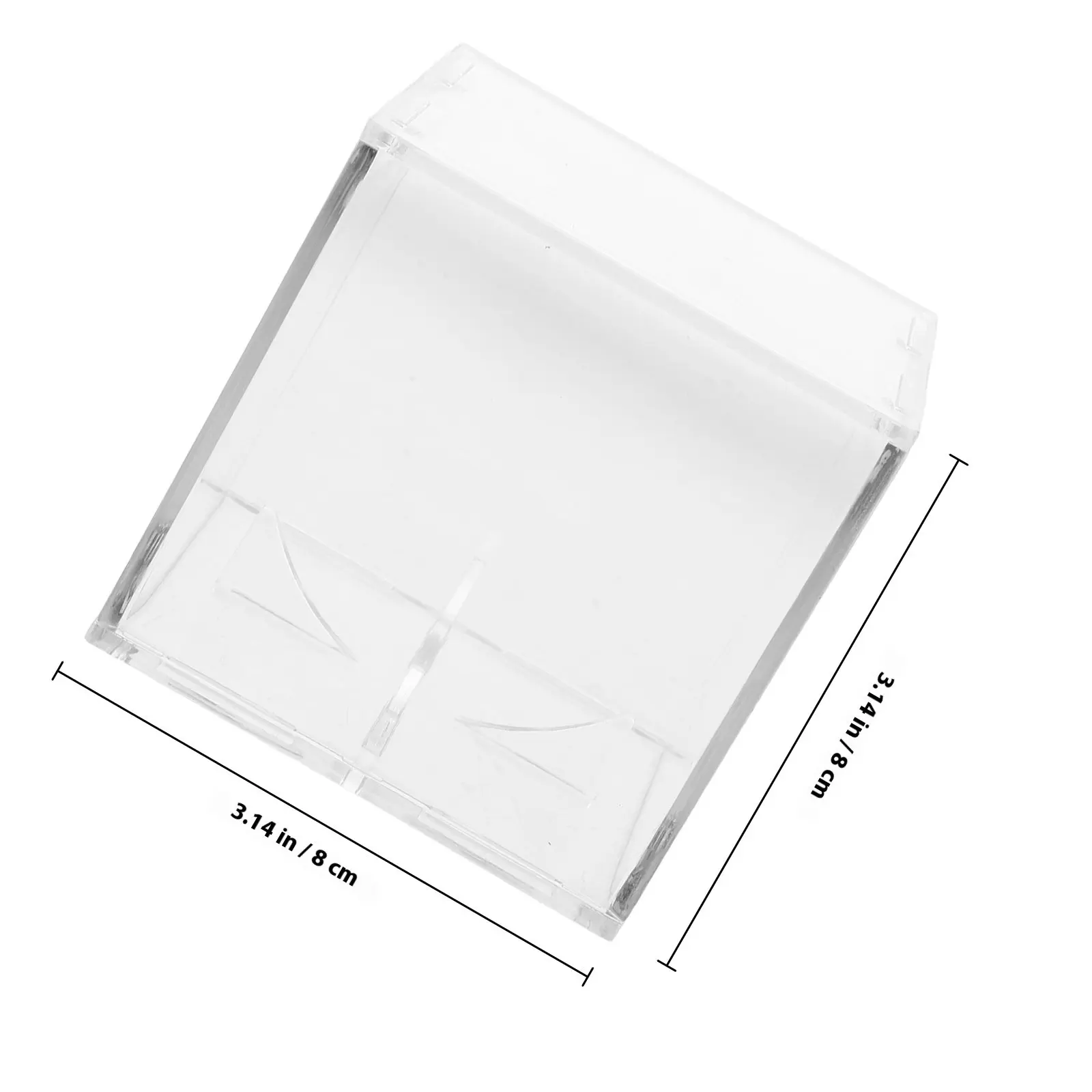 Acrylic Clear Baseball Display Case Box Compact Size Protection Showcase Cube Decorative Holder Display Accessory