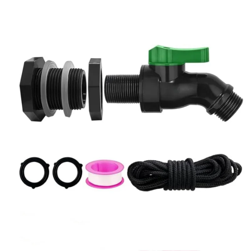 

Американский стандарт 3/4GHT садовый шланг с резьбой, пластиковая перегородка, смеситель для барабана с дождевой водой, нижняя насадка