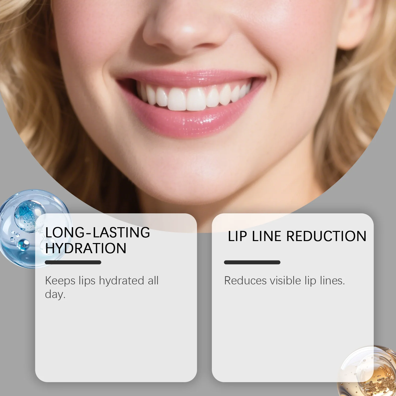 زيت الشفاه المغذي والممتلئ - يغذي الشفاه للترطيب ونعومة، غير لزج، مثالي للعناية بالترطيب اليومي