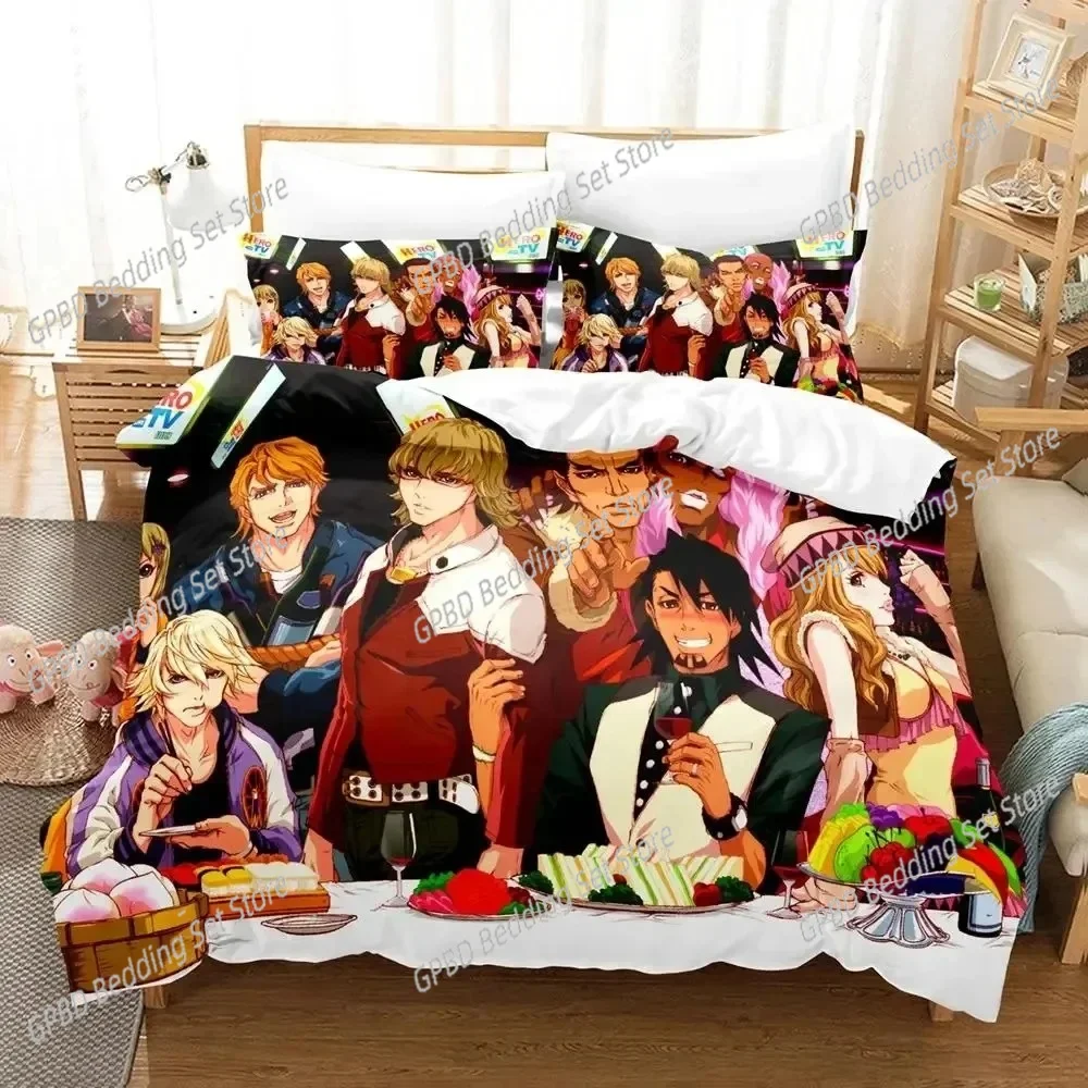 

Anime Tiger & Bunny Bedding Set Boys Girls Twin Queen Size Duvet Cover Pillowcase Bed Kids Adult Fashion Home Textileextile