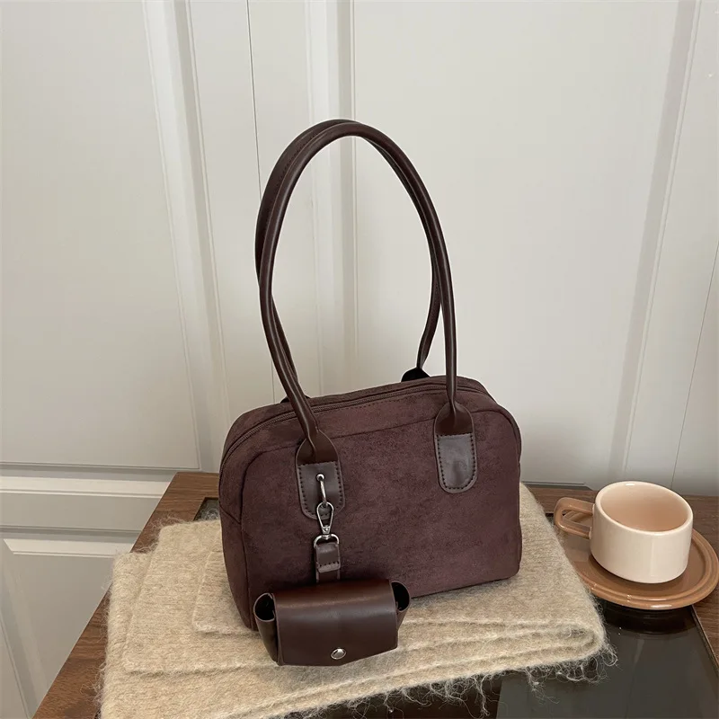 

2025 Autumn Winter Mallard Style Tote Bag, Vintage Pillow Purse for Women, Spacious Commuter Crossbody, Minimalist Day to Night