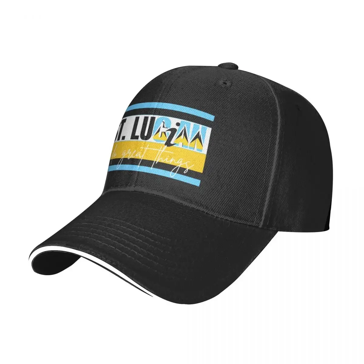 St. Lucian Baseball Cap Hat Man For The Sun Fashion Beach Golf Wear Men Women's