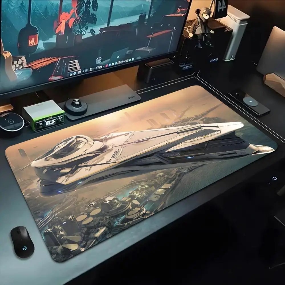

game star citizen Mouse Pad 500X1000 mm Large Gaming Mousepad Gamer XL Rubber Otaku Keyboard Pad Laptop Desk Mat