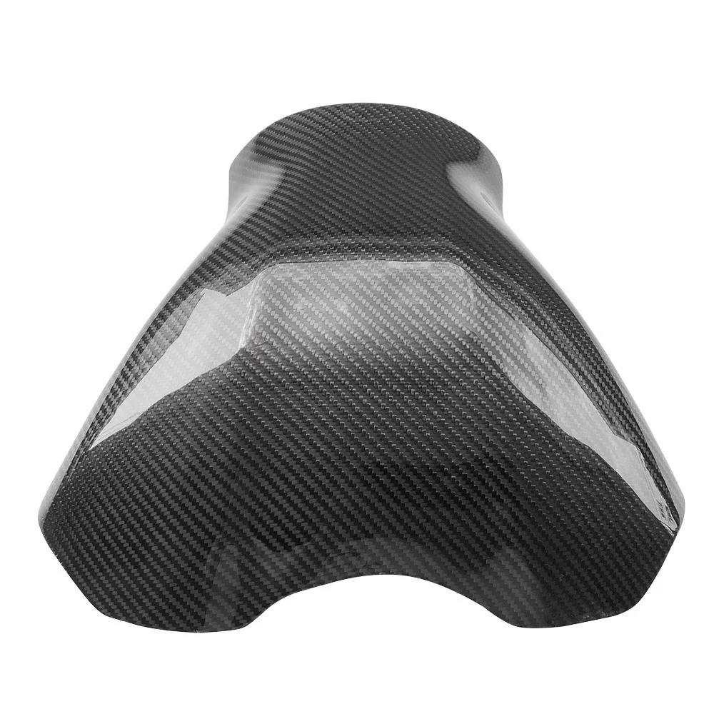 

Мотоциклетный укрытие топливного бака из углеродного волокна, подходит для Yamaha R6 2017-2023, защитная крышка из настоящего углеродного волокна, крышка топливного бака