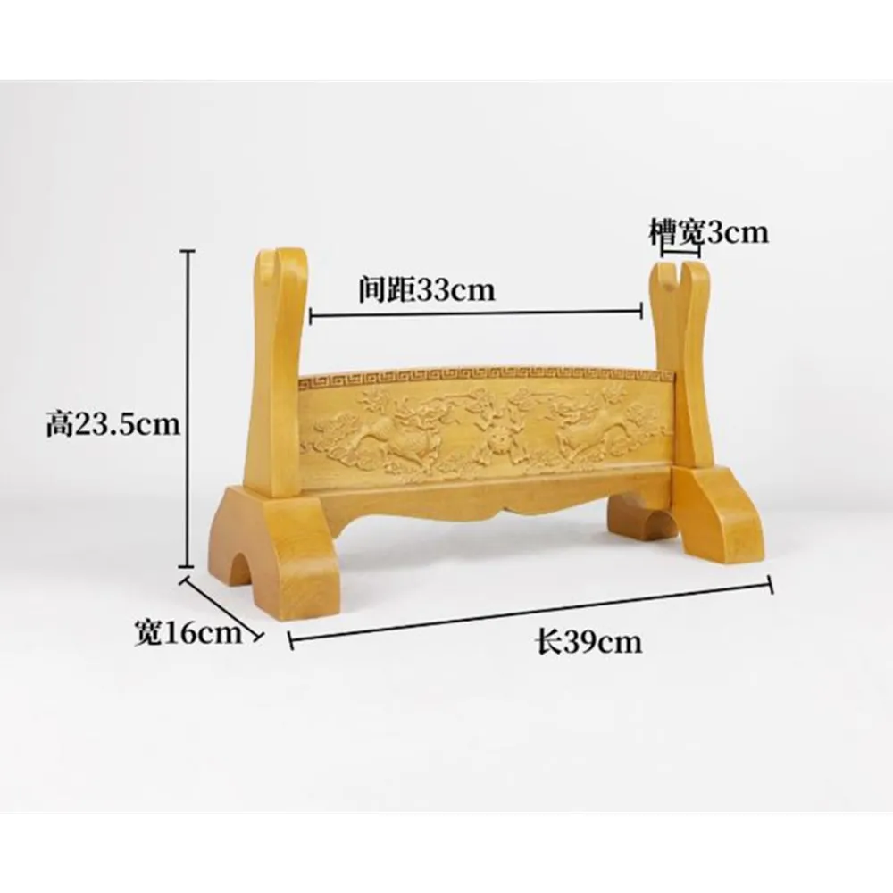 1/2/3 Tiers Holder Wood Stents Cosplay Japanese Katana Sword Knife Decoration Display Stand Holder Bracket Rack Carved Lion Nice