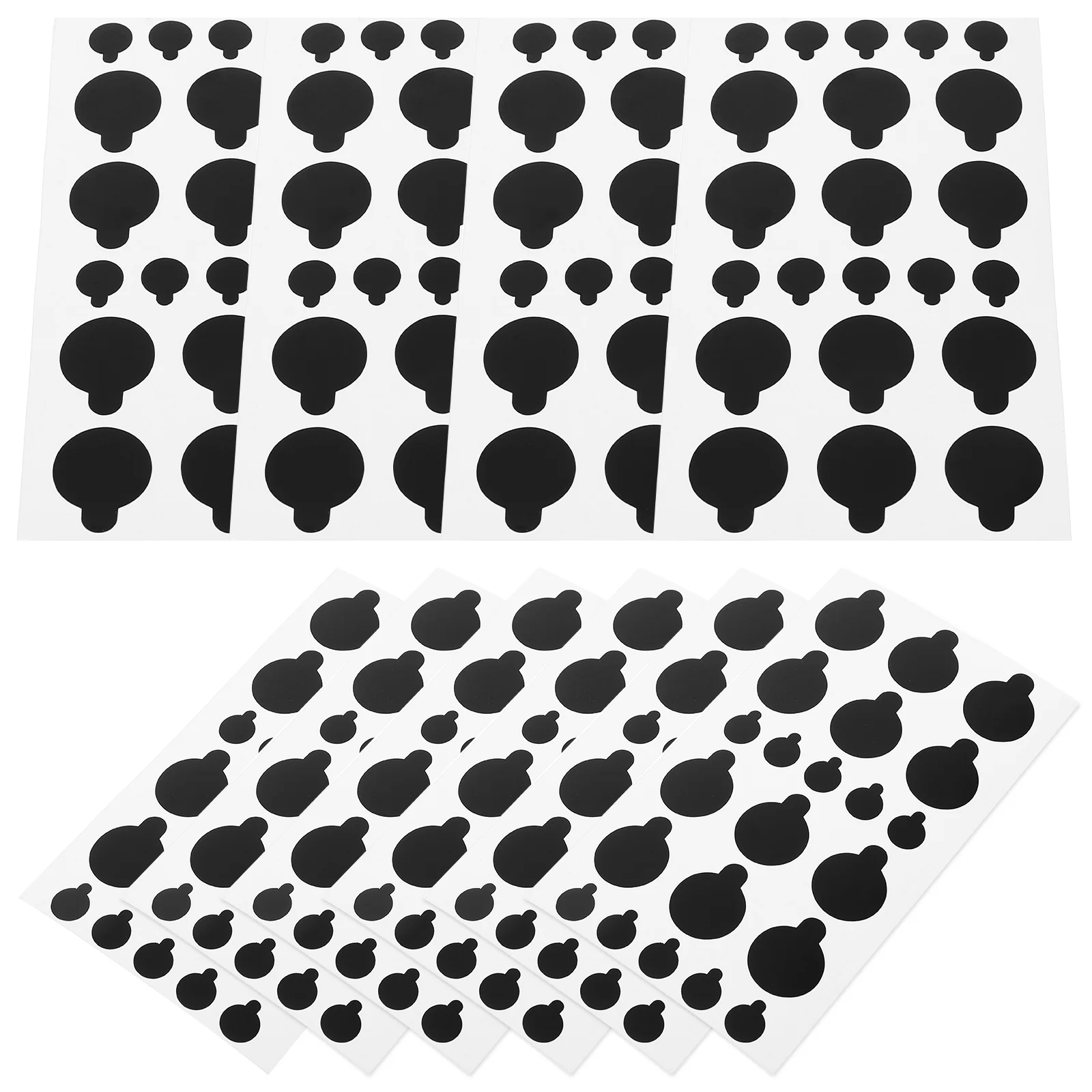 10 Sheets Air Blackout Sticker Self Adhesive Camera Cover Shading Stickers for Routers TVs Electronics Privacy Easy 2025 New