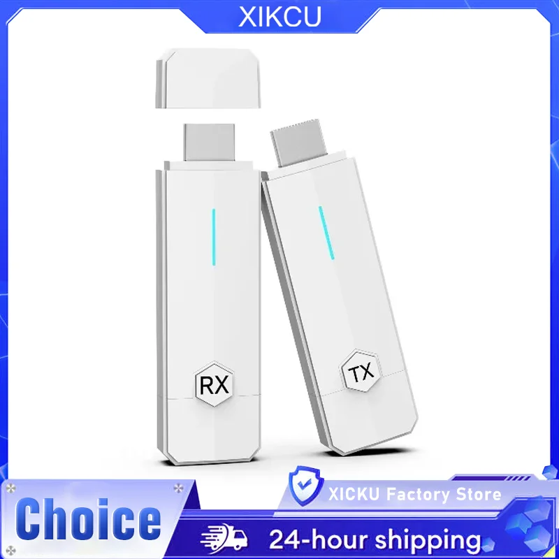 HDMI-Compatible Wireless Extender 50M 1080P 5.8G Transmitter Receiver For PC TV Projector Plug Play No Driver Needed