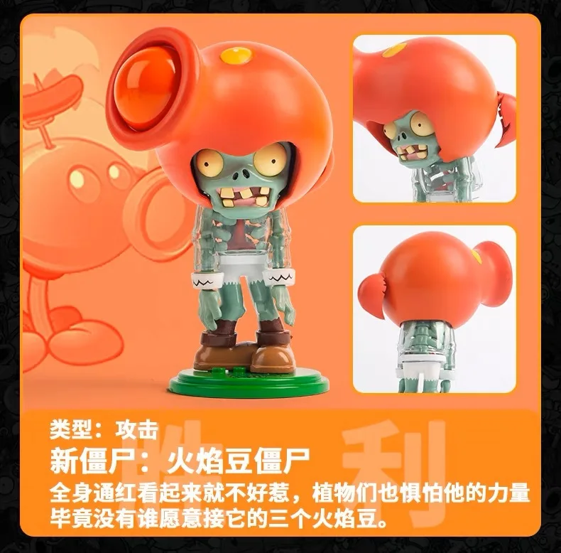 Plant vs. Zombie figure Robot Doll Blind box Educational Toys PVC Plant Zombie Desk Decoration Action Figure Model Toys Kid Gift