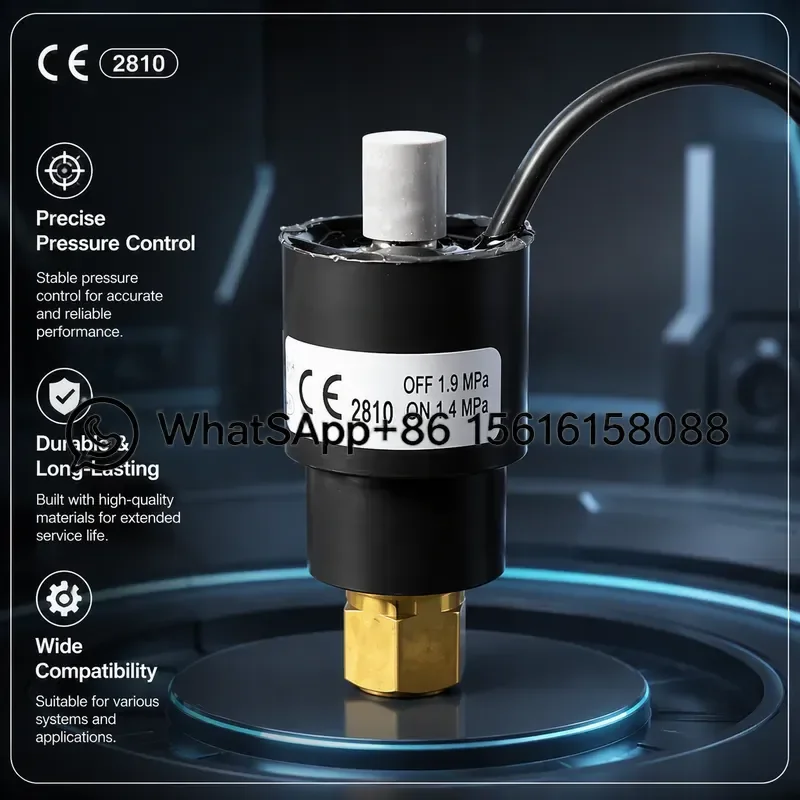 Original H20PSM Pressure Controller Switch Air Conditioner Compressor Protection 1.9MPa Off 1.4MPa 1.3MPa 0.9MPa On Universal
