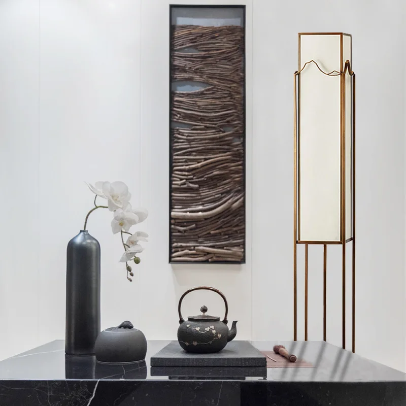 

living room floor lamp style zen bedroom designer hotel villa decoration retro wabi **** lighting