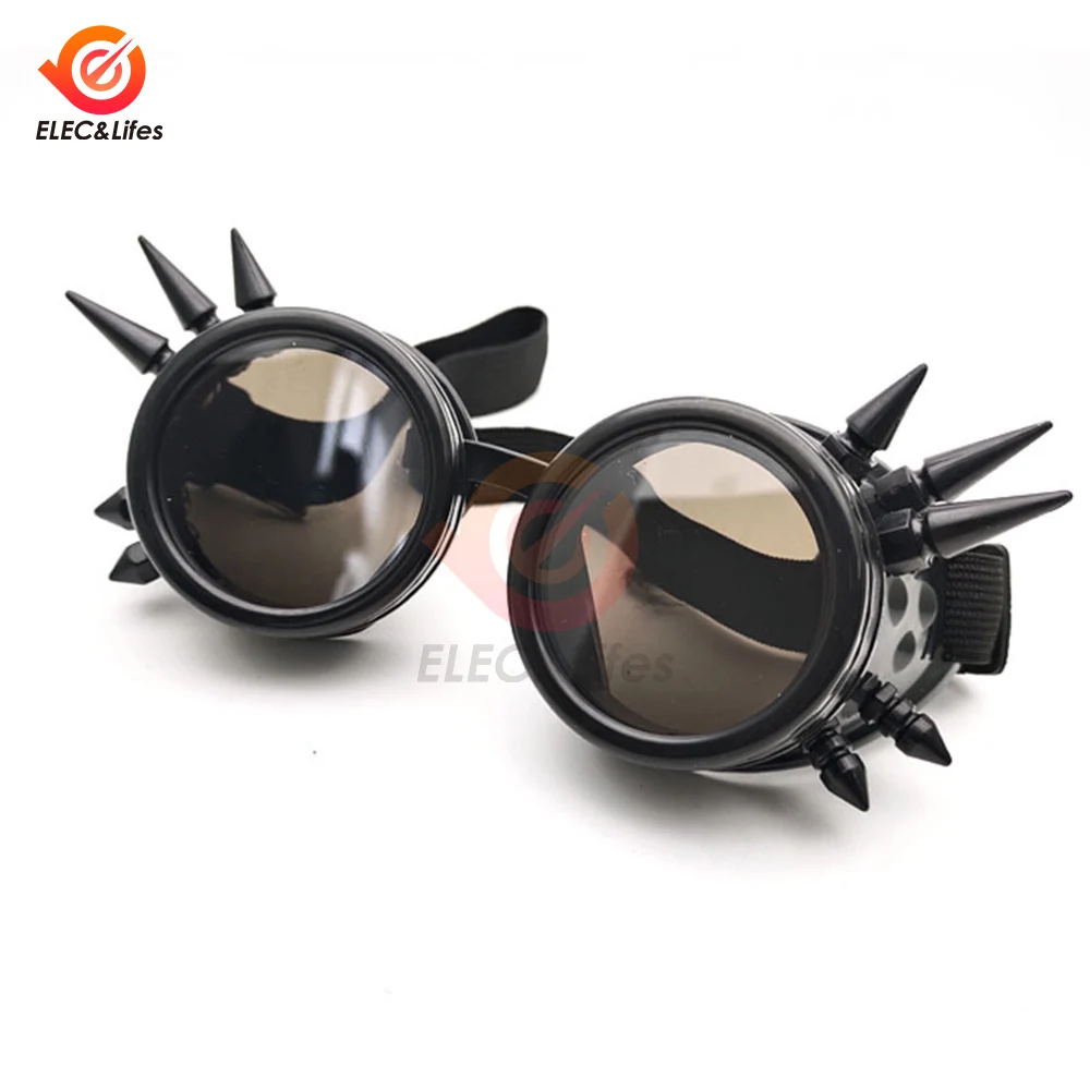 New Fashion Arrival Welding glasses Vintage Style Steampunk Goggles Welding Punk Glasses Cosplay Brand Designer Five Colors Lens