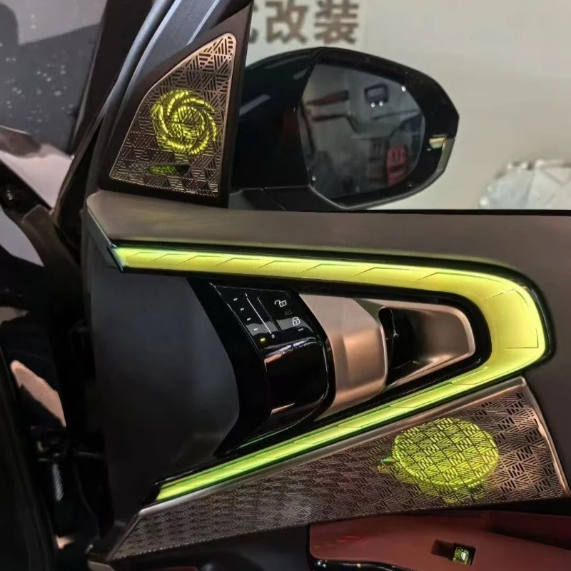

Car Tweeter Treble Speaker Panel For BMW New X3 G45 G48 2025 2026 Luminous Speaker Covers Decorative Atmosphere Lamp Ambient