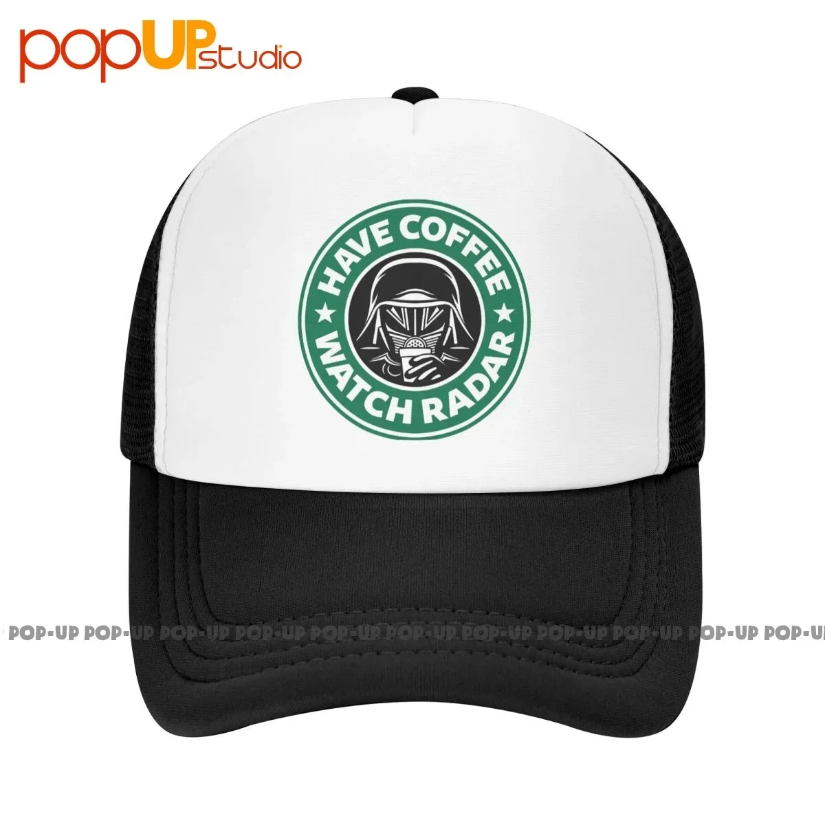 Spaceballs Retro Predator Have Coffee Watch Radar Baseball Cap Trucker Hats Breathable Sunscreen Hip Hop High Quality Funny