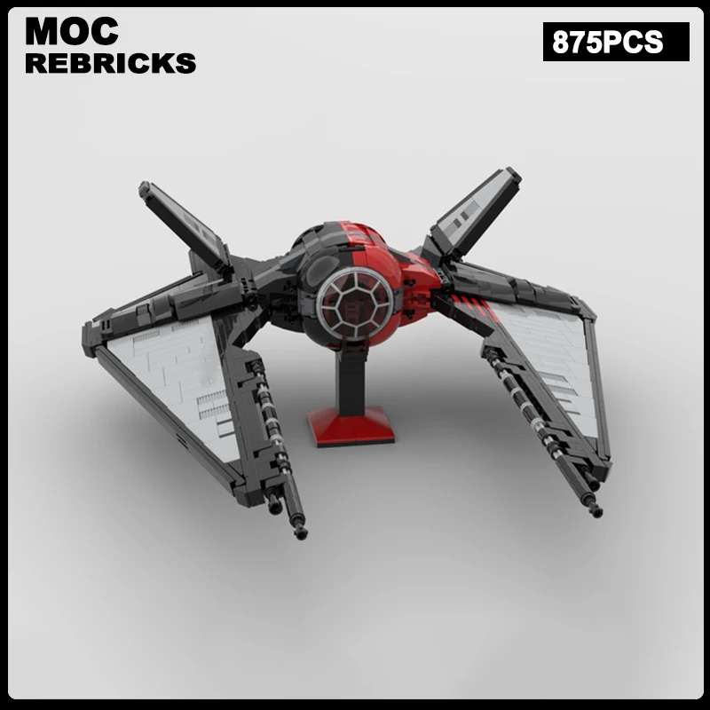 Space War Series TIE Stingray Starfighter MOC Building Block Assembly Model Bricks Toys Children's  Christmas Gift