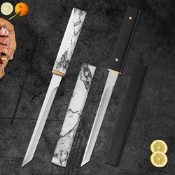 Stainless Steel Utility Knife Kitchen Meat Cleaver Chef Knife Fruit Paring  Barbecue Cutting Fishing Pocket Knife