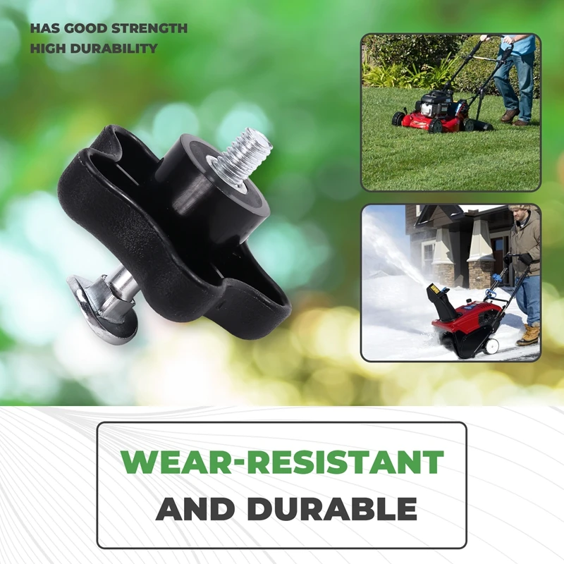 ABJI-2Set Handle Bolt And Knob For Lawn Mowers, Handle Knob And Screw Bolt Kit For Snow Throwers Part For 92-2260 106-4161