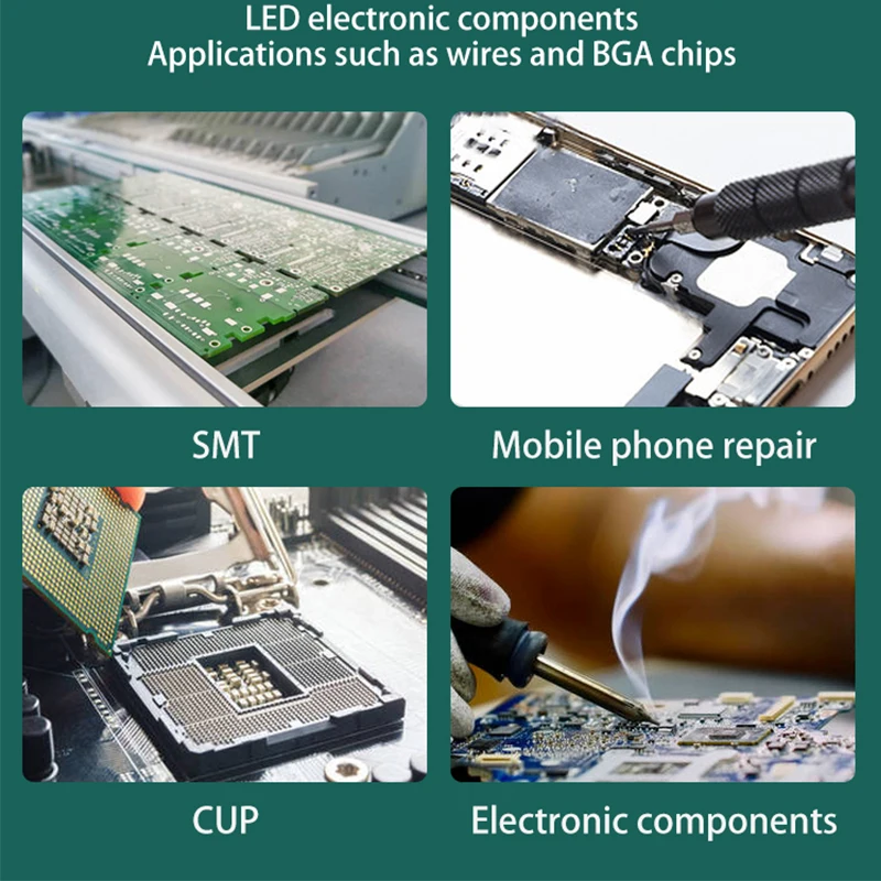 Solder Paste Grease Computer Chips Phone Led Bga Smd Pga Pcb Repair Tools Lead Free Environmentally Friendly Soldering Flux