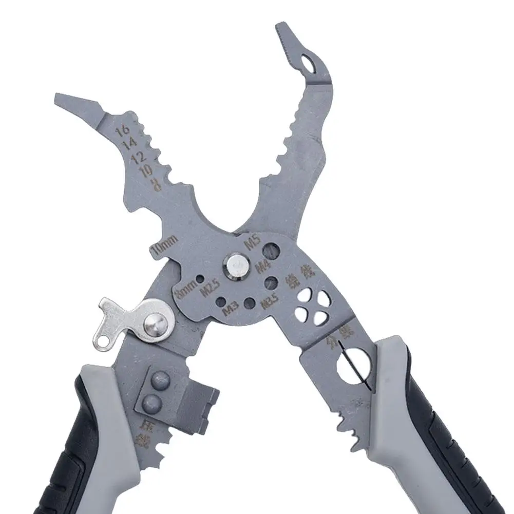 Professional Electrician Wire Tool Cable Wire Stripper Cutter Crimper Automatic Multifunctional Crimping Stripping Plier