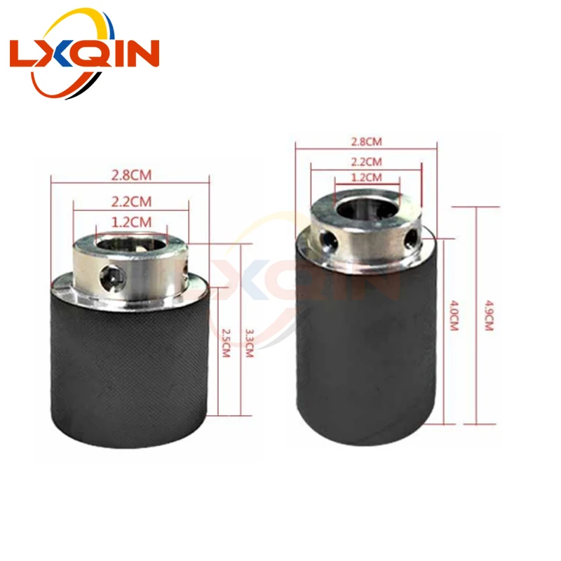 

LXQIN pressure paper roller for Challenger Phaeton Allwin Crystaljet grid roller gear 49mm/33mm