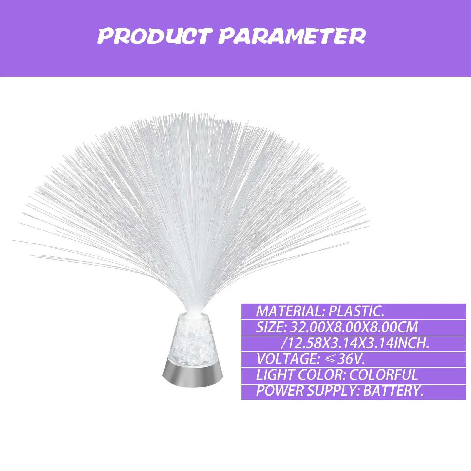 Fiber Optic Lamp Powered Color Changing Led Night Light For Home Decor Optical Fiber Light Usb Ambient Lighting