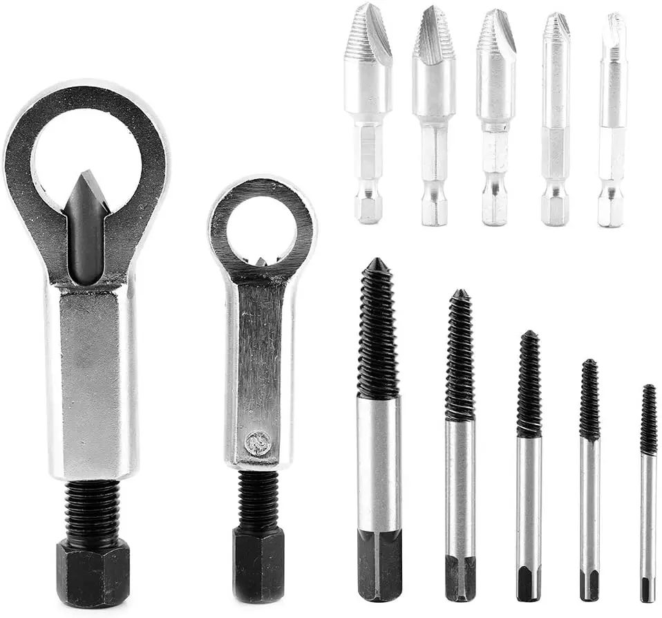 12 Bộ Hạt Chia Bộ Rỉ Sét Hư Hại Bu Lông Ốc Vít Hút Tẩy Dụng Cụ Hạt Bộ Chia Máy Hút