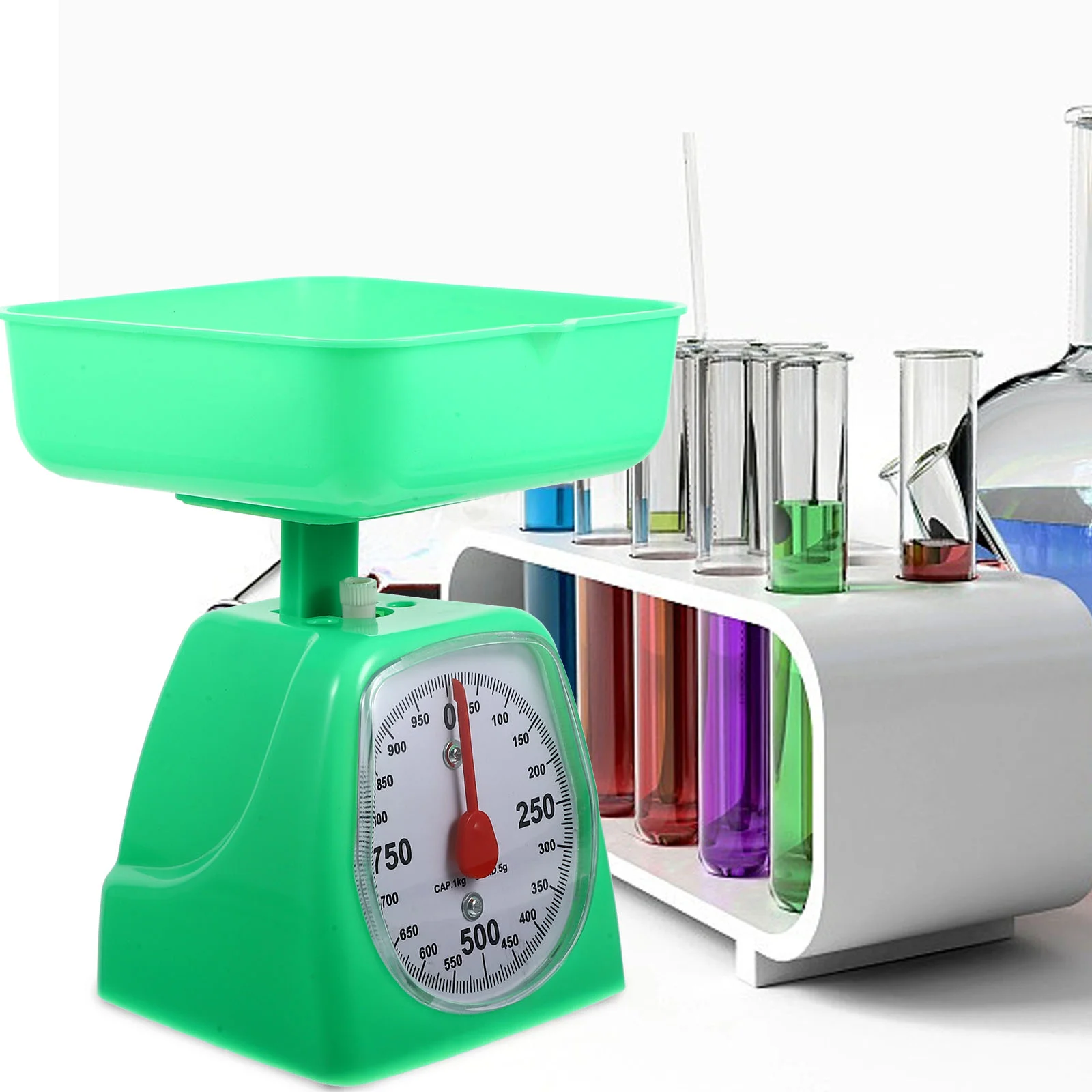 

Laboratory Scale Experiment Supplies with Dial Chemistry Weigh Tool Food Portion Fixed Plastic Weighing Precision