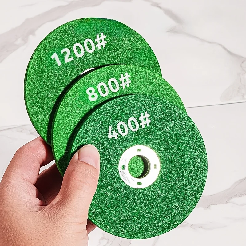 100mm Grinding Wheel Thickened Cutting Disc Stainless Steel Abrasive Polishing Pad for Stone Marble Granite Iron Alloy Cerme