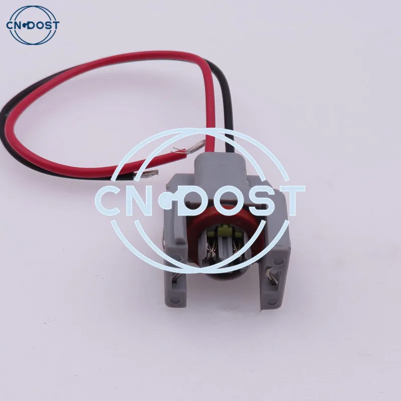 2 Pin AC Assembly Auto Fuel Plug With Wires Spray Nozzle Oil Atomizer Plug Automobile Electrical Socket Connector