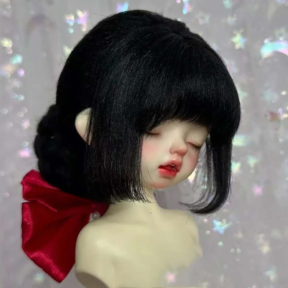 

Новый парик для кукол 1/8, 1/6, 1/4, 1/3, 1/12 BJD, SD, OB11. Цветной парик для кукол-принцесс. Искусственные волосы. Возможно изготовление на заказ.
