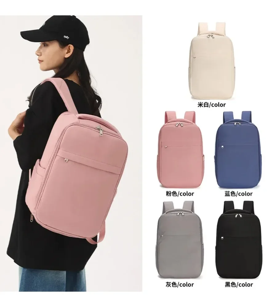 Sleek niche silhouette makes this women’s backpack easy to carry for work school and trips