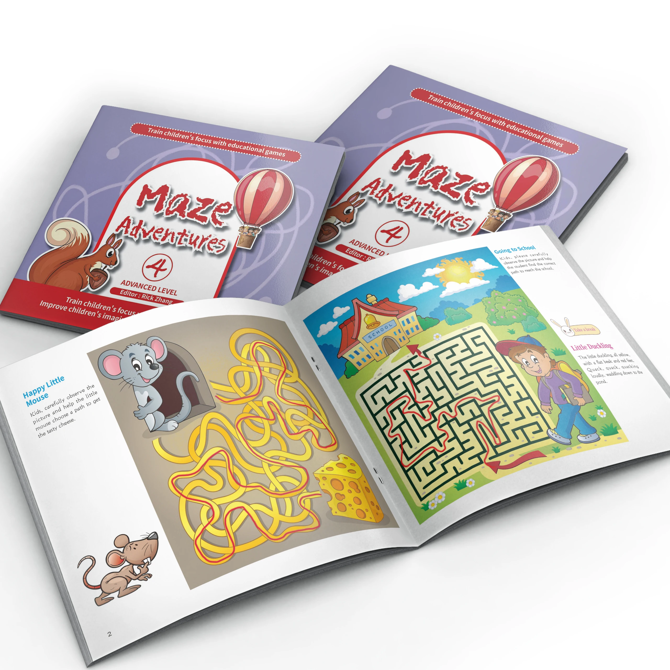 Interactive Maze Puzzle Book for Kids: Fun and Educational Adventures to Enhance Problem-Solving and Critical Thinking Skills