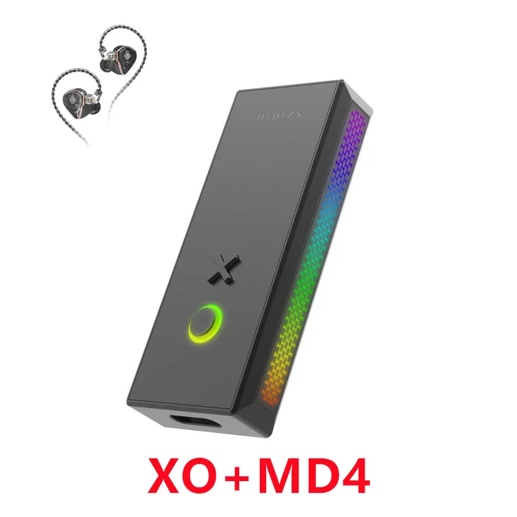 Hidizs XO Single-ended & Balanced MQA Dongles  and MD4 BUNDLE