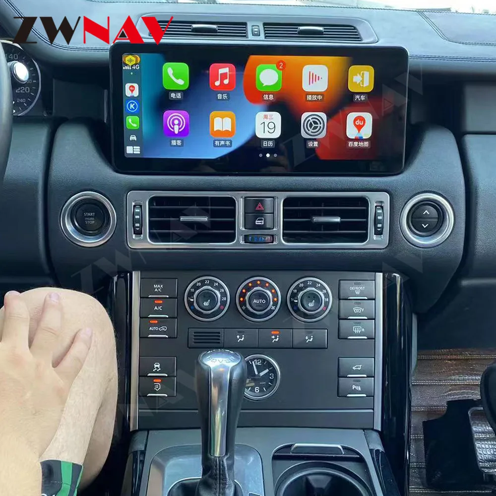 

Android 14, GPS-навигация, беспроводной Carplay, 12,3-дюймовый сенсорный экран для Range Rover V8 2005-2012, WIFI, Android, авто головное устройство