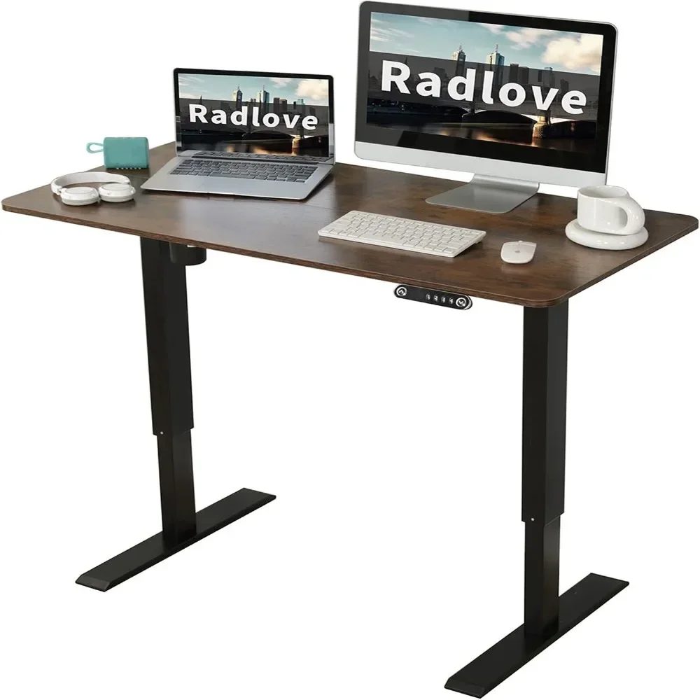 

63x 30 Inches Stand Up Ergonomic Desk Workstation Electric Height Adjustable Standing Desk Office Desks Computer Table Reading