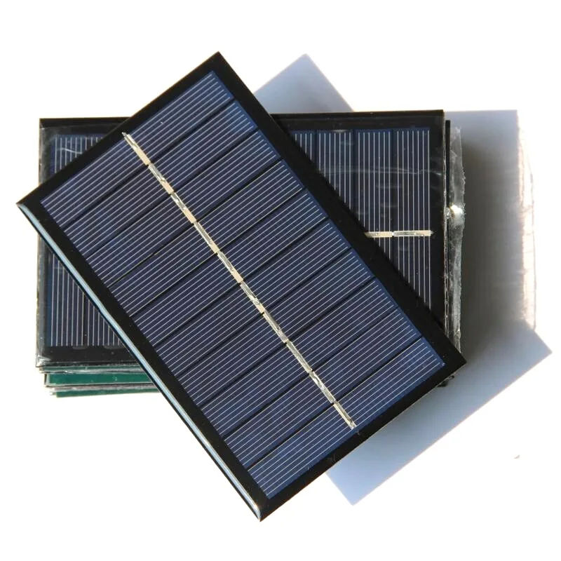 Mini 1.4W 5V Epoxy Solar Cell Poly Solar PV Module DIY Solar LED Light 122*77MM Solar Toys Factory Price OEM Power 5PCS