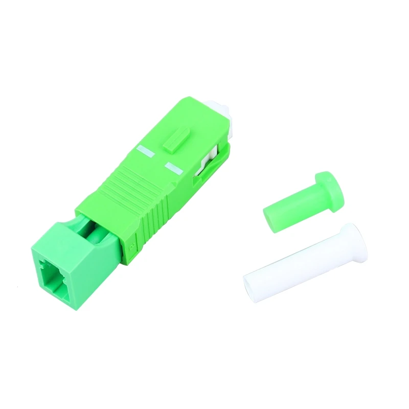 LC Female to SC Male SC/APC-LC/APC Optical Fiber Optic Hybrid Adapter Simplex Single Mode Optical Connector Adapter