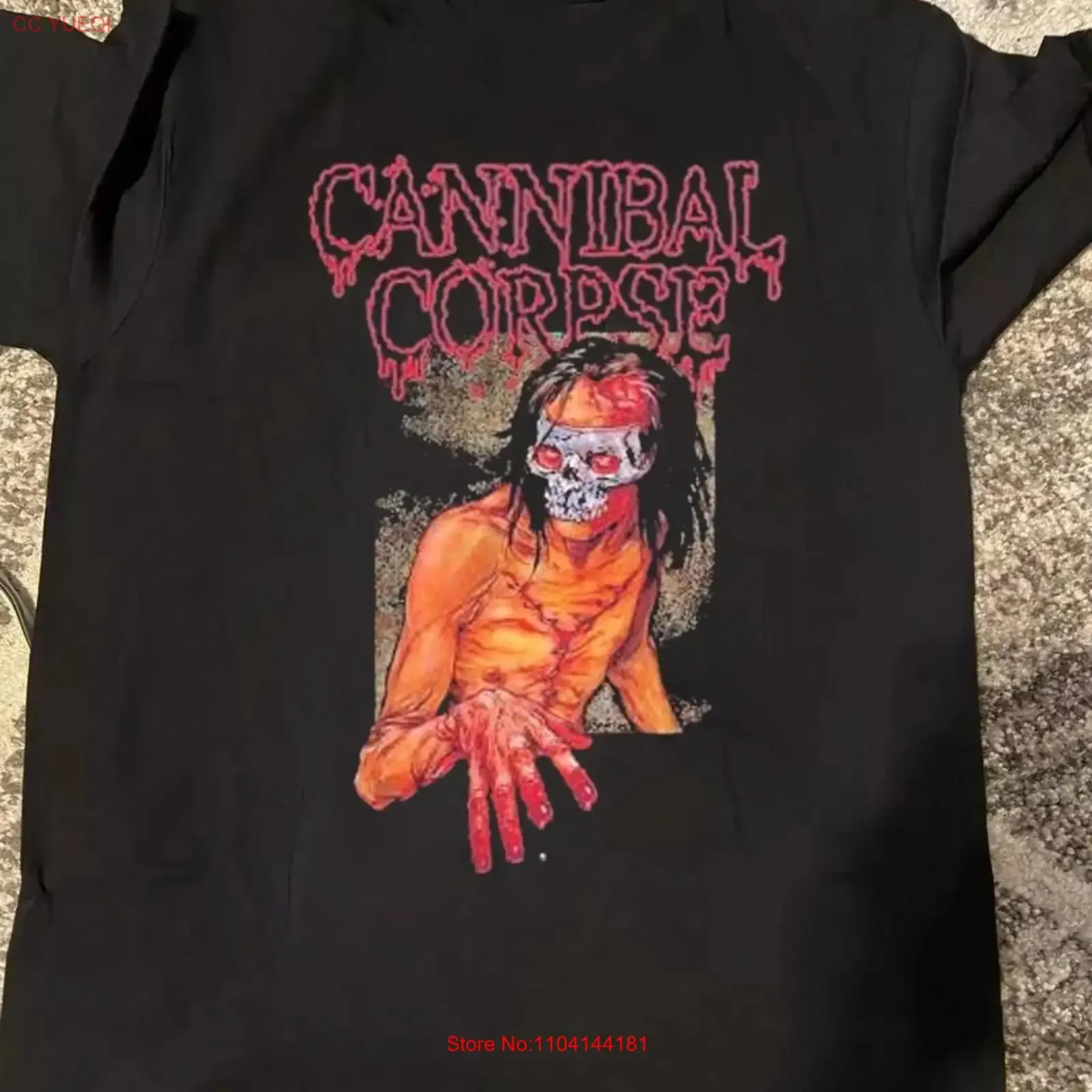 Cannibal Corpse Head Wound North American Tour 2025 T shirts HE285 long or short sleeves vintage Washed fashion