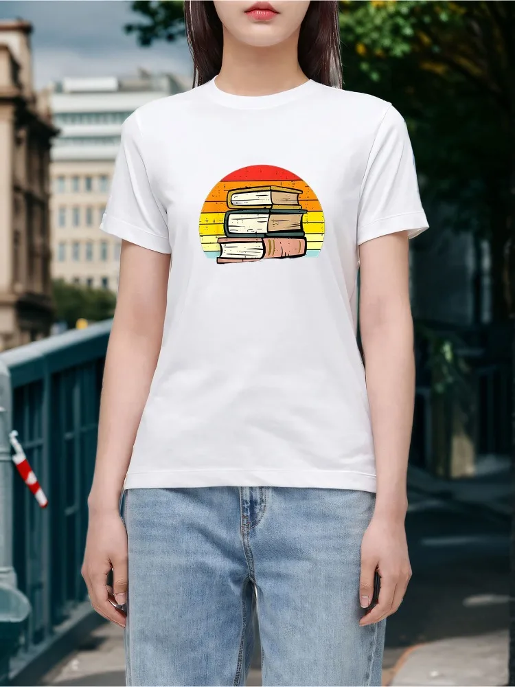 

Женская легкая футболка Мягкая и дышащая футболка Минималистичный повседневный топ Всесезонная модная рубашка на каждый день с художественным принтом