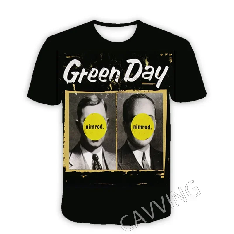 Green Day  Rock  3D Printed  Casual T-shirts Hip Hop Tee Shirts Harajuku Styles Tops Fashion Clothing  for Women/men