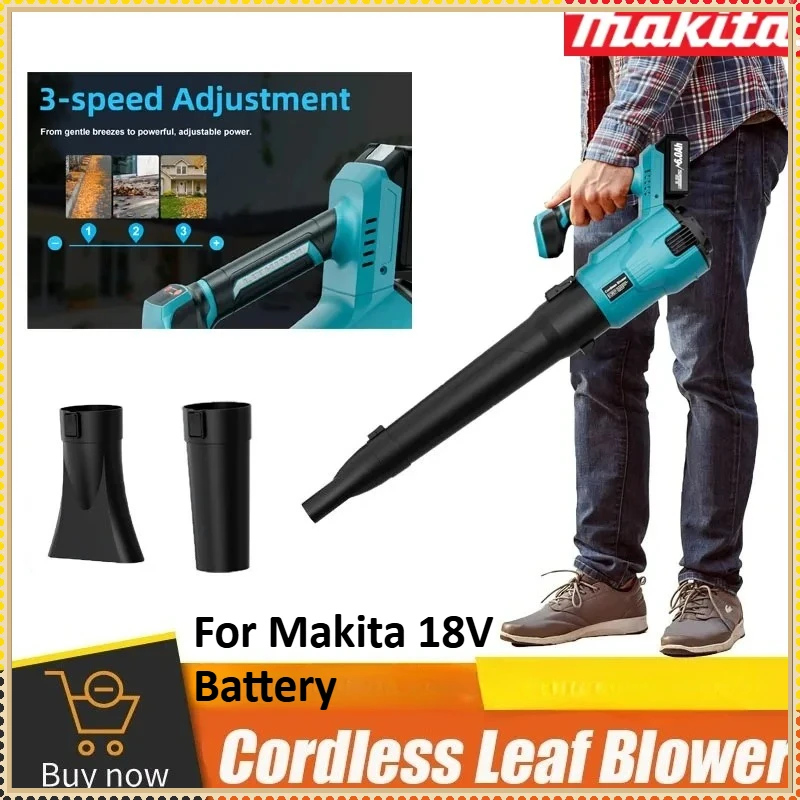 

Makita Cordless Electric Air Blower For Makita 18V Battery Handheld Efficient Leaf Snow Dust Blowing Cleaning Power Tool