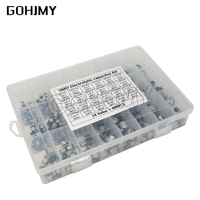 1uF~1000uF 6.3V-50V Total 400PCS 24Value pumuddsy SMD Aluminum Electrolytic Capacitors Assortment Kit + box