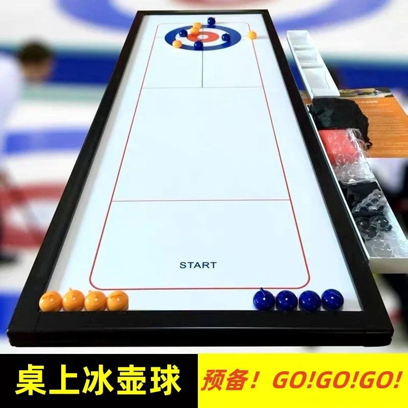 table curling ball bowling sandpot parent-child puzzle family board game props
