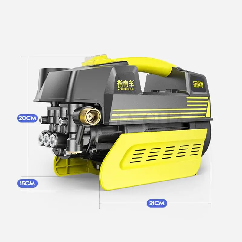 1900W 25Mpa High-Pressure Car Wash Machine High Pressure Adjustable Garden Cleaning Automatic Induction Cleaner Washer 220V