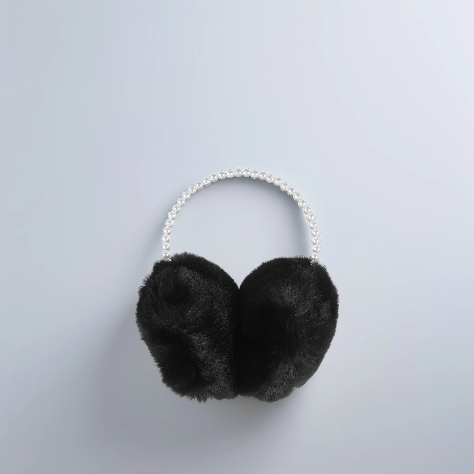 غطاء إفشل جميل للنساء غطاء أذن لؤلؤي غطاء أذن أنيق لتدفئة الأذن غطاء أذن ناعم ودافئ للاستخدام المريح #2