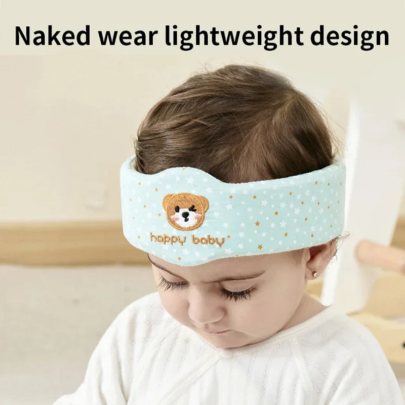 Baby Infant Toddler No Bumps Safety Helmet Head Cushion Bumper Bonnet Baby Head Protector Baby Helmet Walking Run Headband