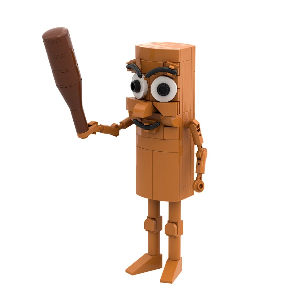 جديد MOC تونغ تونغ الصحور اللبنات Tralalero Tralala Bombini Gusini الحيوان تريبي تروبي عمل الشكل لعبة الطوب هدية