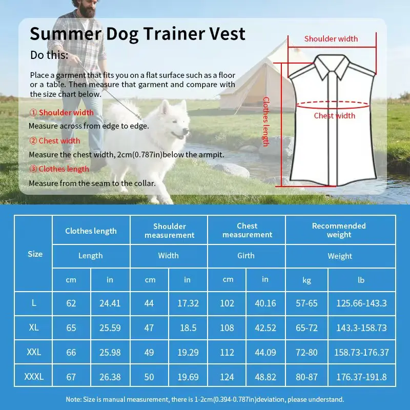 Arbeitshunde-Kratzschutzweste Hundetrainingsweste Hundeausrüstung Trainingszubehör – Detail 1