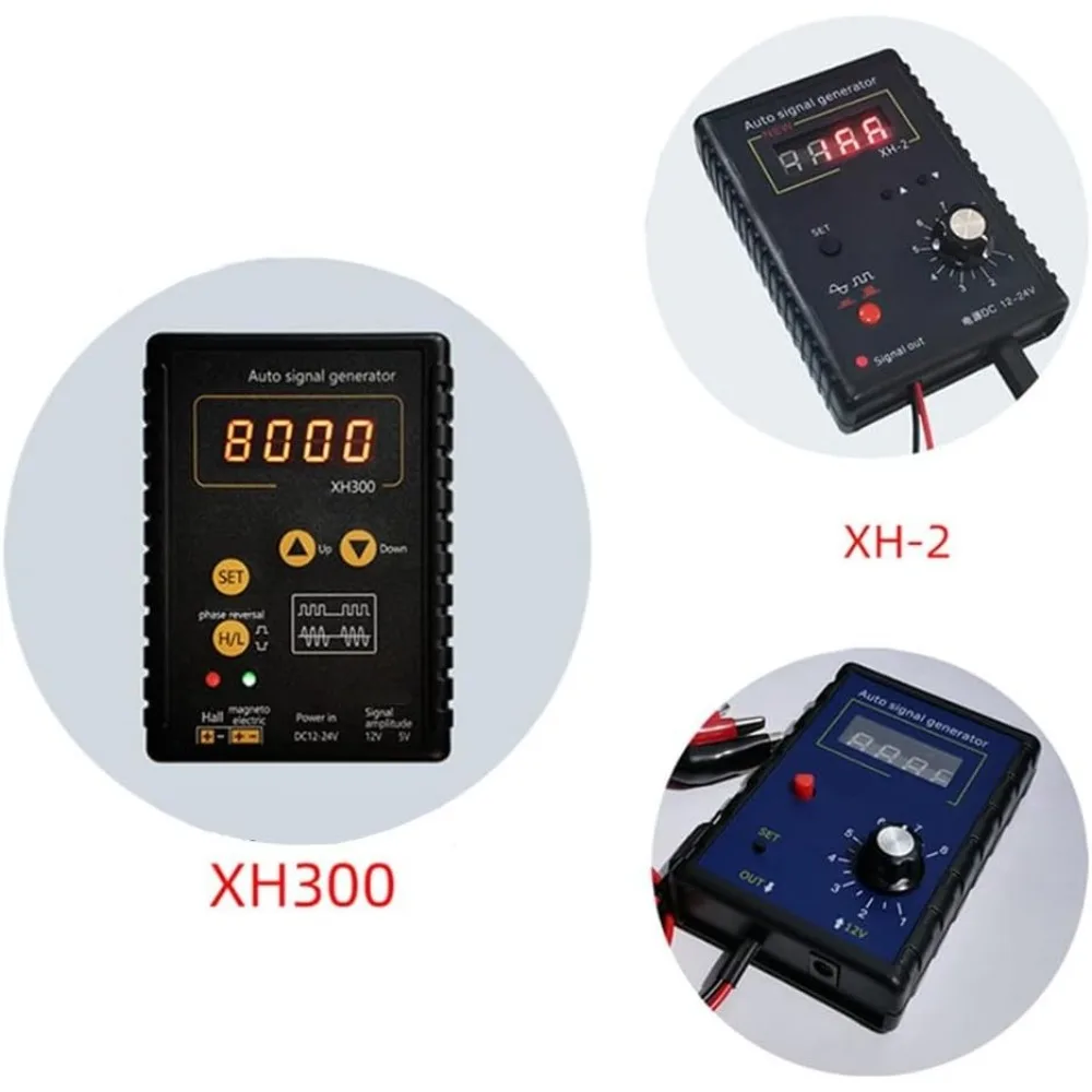 

XH300 XH-2 Auto Signal Generator, Vehicle Hall Sensor & Crankshaft Position Sensor Simulator, Car Repair Tool with 1Hz–8KHz
