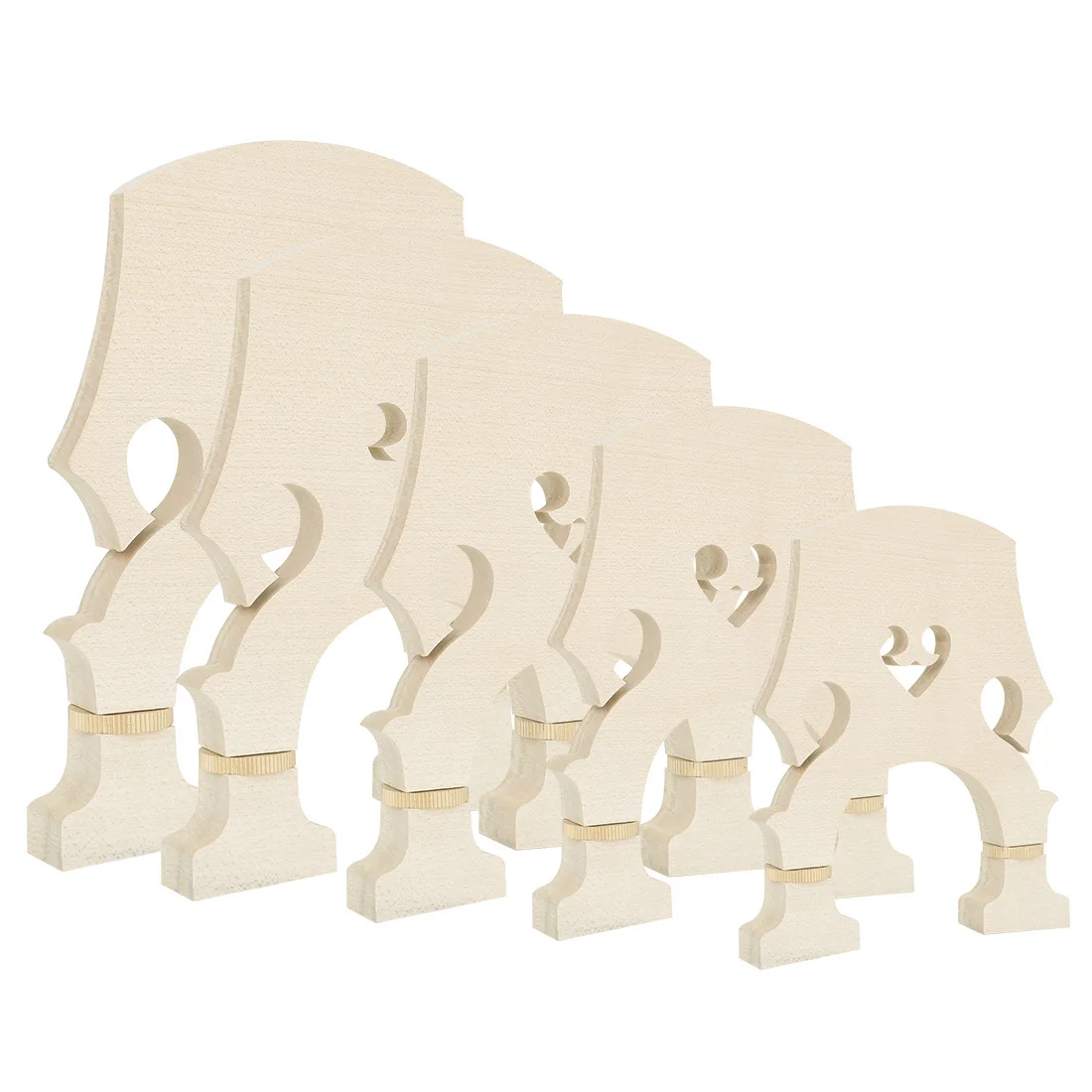 

Цельный регулируемый кленовый двойной бас-бридж для 4/4 3/4 1/2 1/4 1/8, двухбаса, полноразмерный бас-бридж