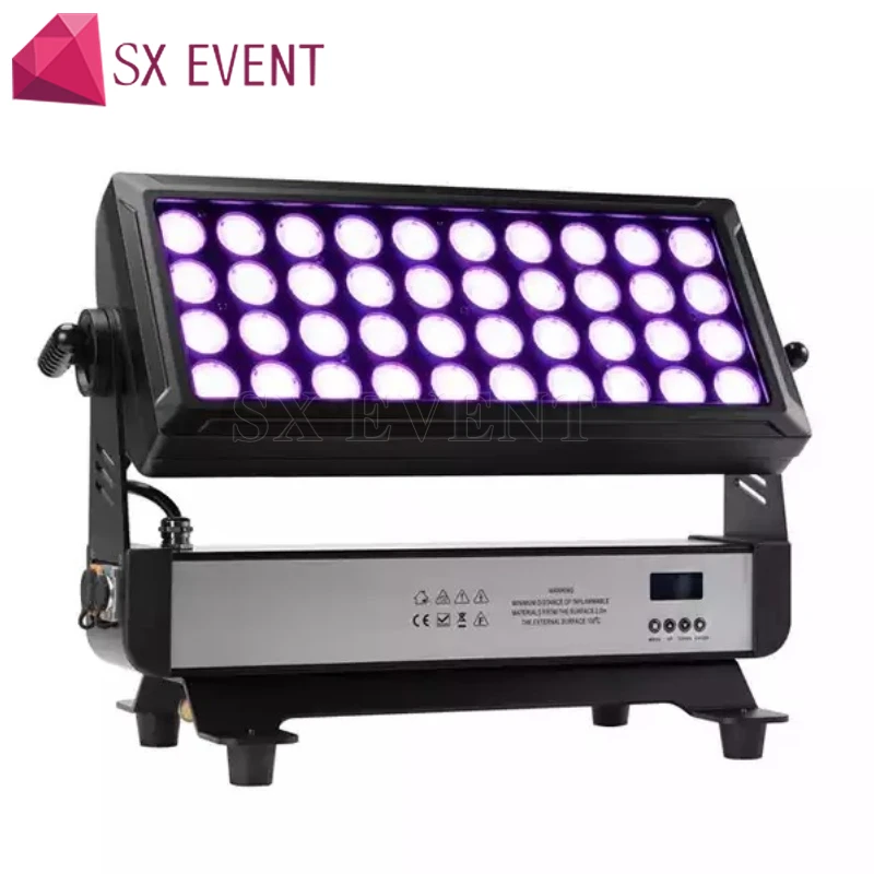 Outdoor 44x15W rgbw led stage flood light for building IP65 led wall washer